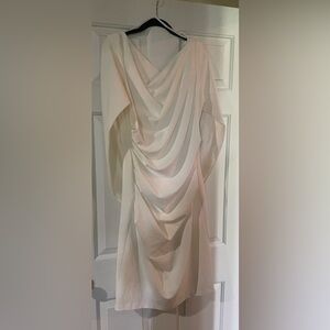 Betsy & Adam Ecru Dress